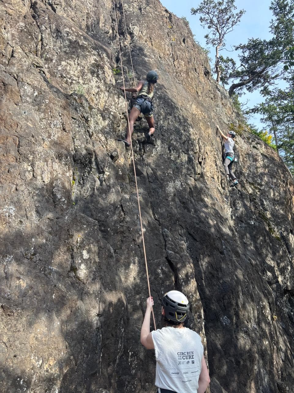 Rock climbing