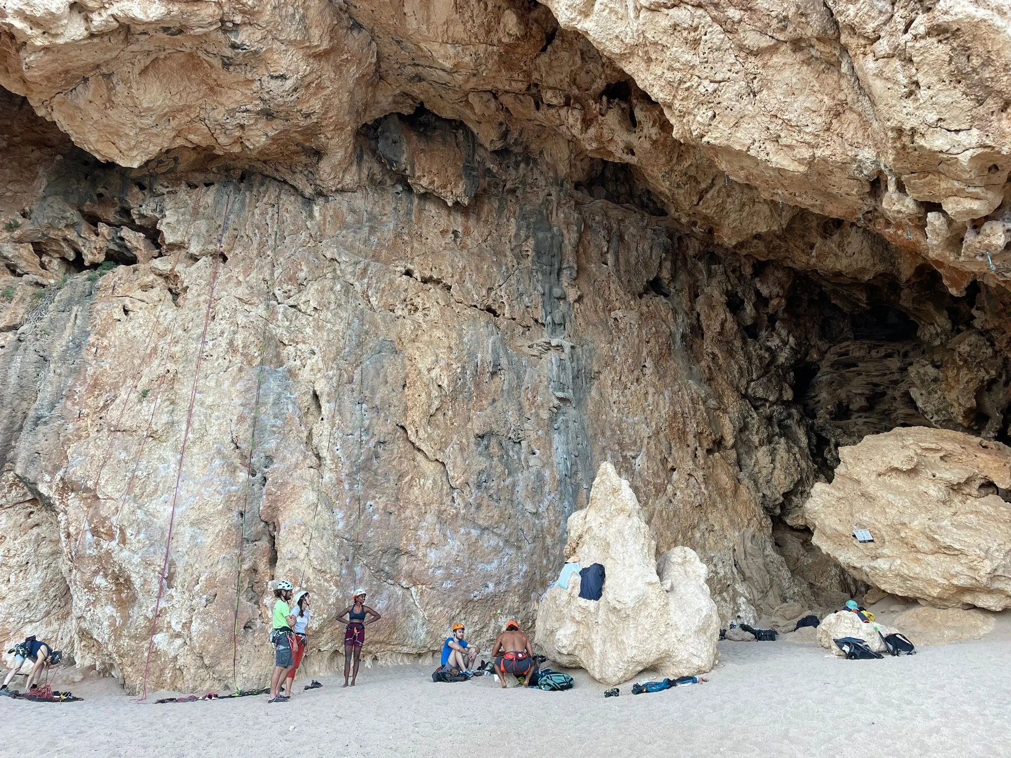 Rock climbing
