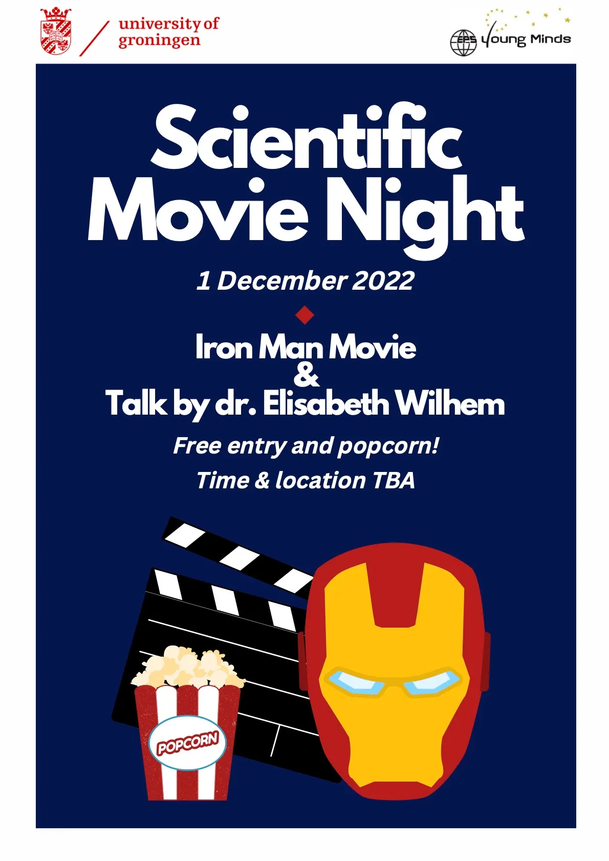 Scientific movie night flyer
