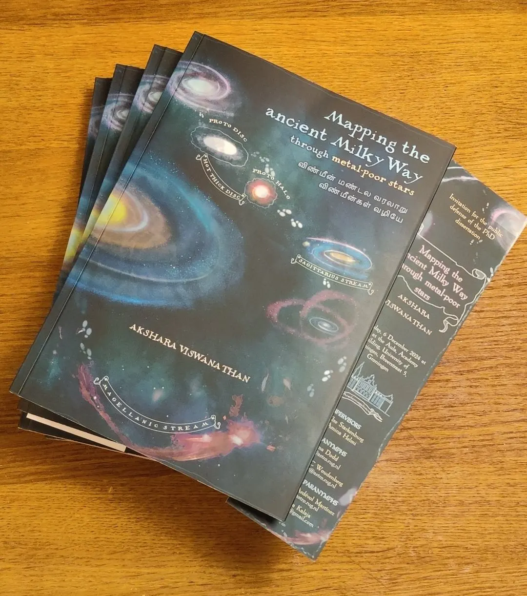 Printed copies of my PhD thesis